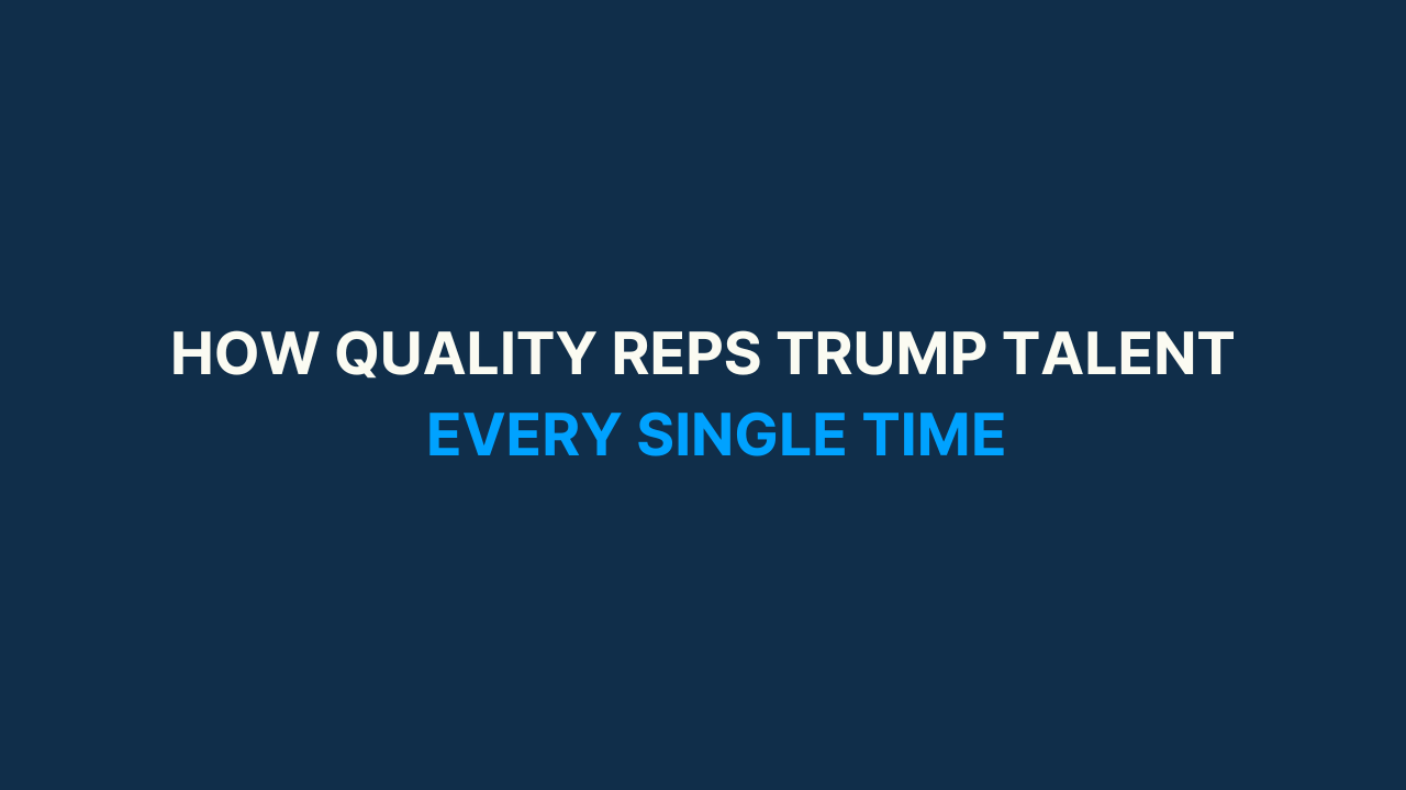 How quality reps trump natural talent every single time